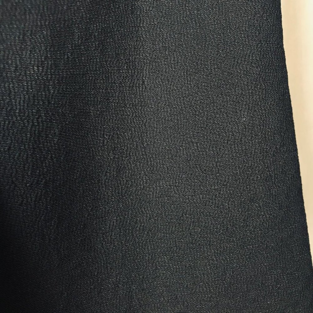 RICK OWENS Long Sleeve Bodycon Midi Cut Out Back Black Stretch Dress Size 6 - Picture 9 of 15